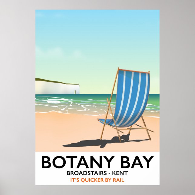 Botany Bay, Broadstairs Kent resematerial Poster (Framsidan)