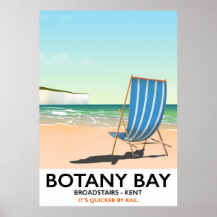Botany Bay, Broadtrappor Kent-reseaffisch Poster