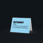 Botany Nerd Funny Definition Tack Kort<br><div class="desc">Botany Nerd Funny Definition För de stolta växtnördarna och vetenskapen älskare ger detta tackkort en perfekt blandning av humor och uppskattning. Perfekt för botanister,  ekologi studenter och grönt-thumbed genius. Perfekt utöver det roliga botanist tack du kort.</div>