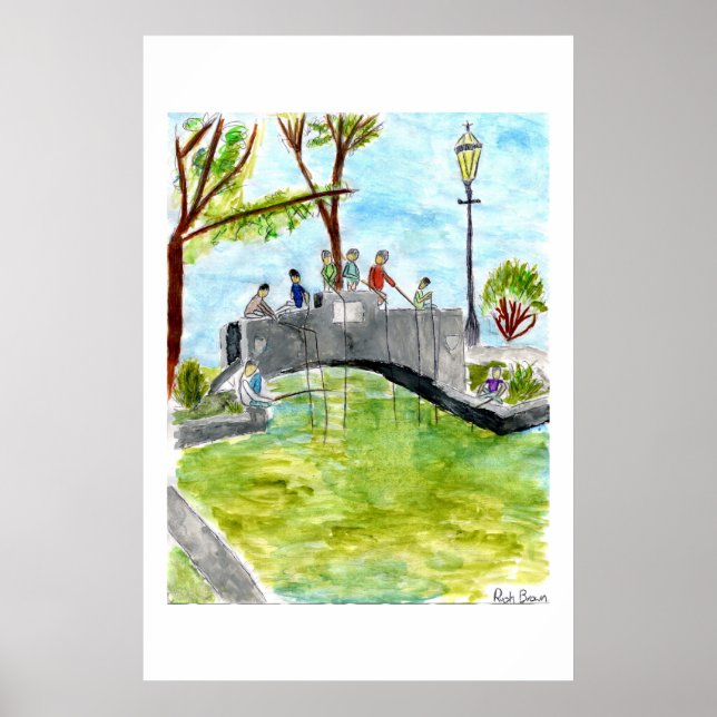 Botany Pond Poster (Framsidan)