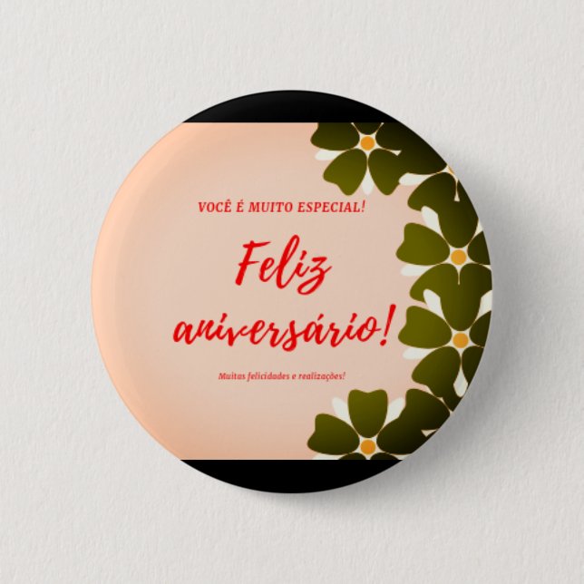 Botão Redondo felizaniversario Knapp (Framsida)