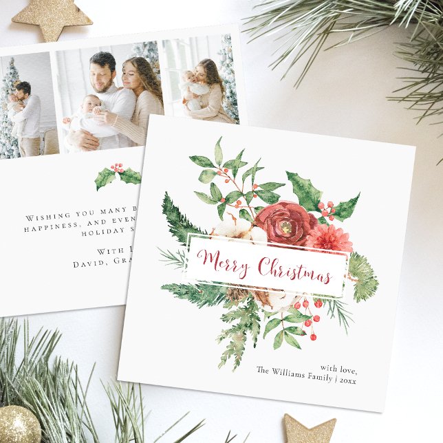 Botaomiska julkort med fotografier (Botanical Photo Christmas Cards
)