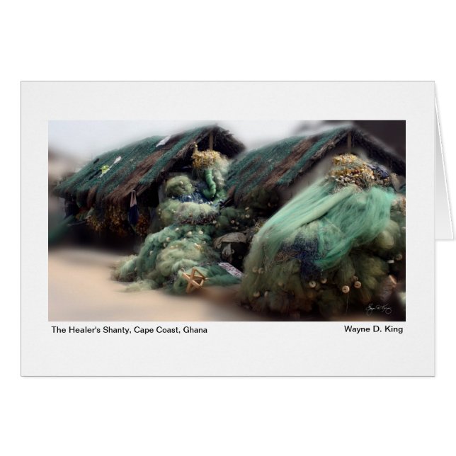 Botemedel kåk hälsningskort (Framsidan Horizontal)