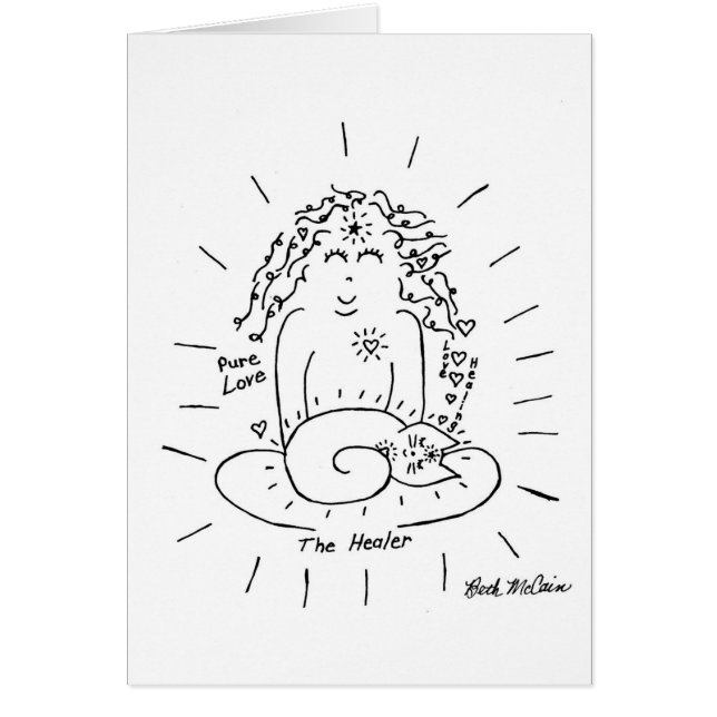 Botemedelkattkortet Hälsningskort (Framsidan)