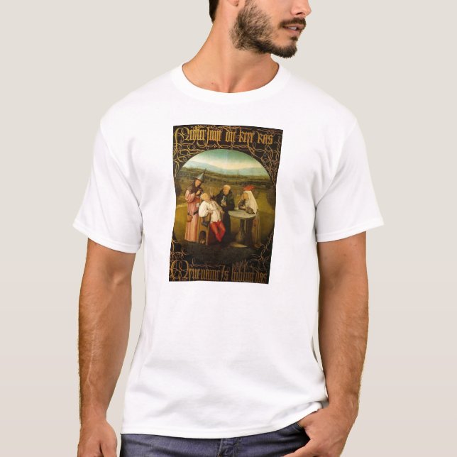 Boten av galenskap av Hieronymus Bosch Tee (Framsida)