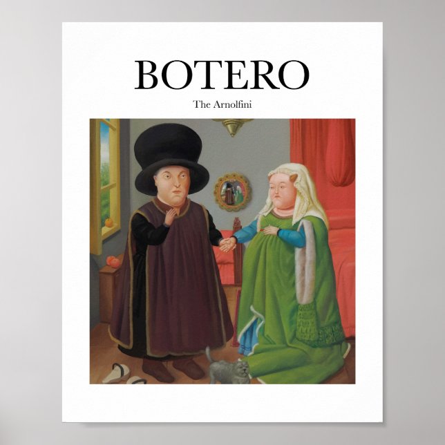 Botero - Arnolfini Poster (Framsidan)