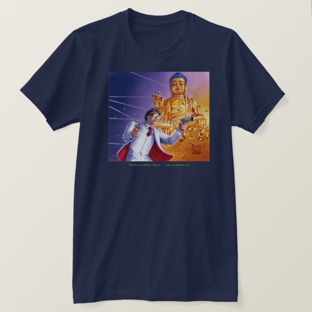 Both Guns Blazing T Shirt (Design framsida)