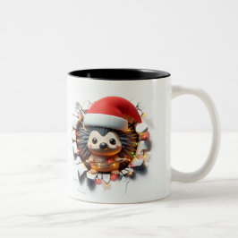 Both Side 3D Christmas | Merry Christmas Mug Två-Tonad Mugg