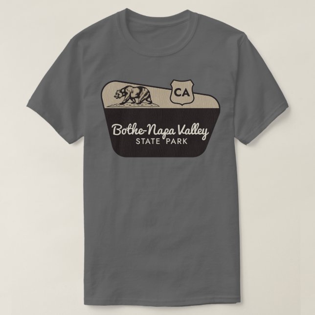 Bothe Napa Valley State Park California Welcome Si T Shirt (Design framsida)