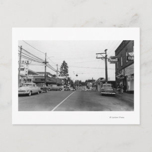 Bothell, WA - Fotografi 2 på scenen i centrala stä Vykort