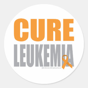 BotLeukemia Runt Klistermärke