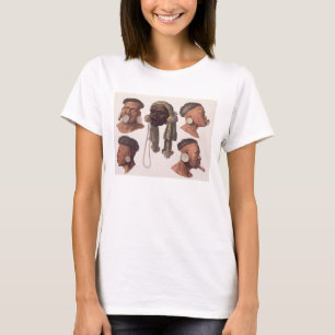 Botocudos indianer (färg-gravering) t shirt