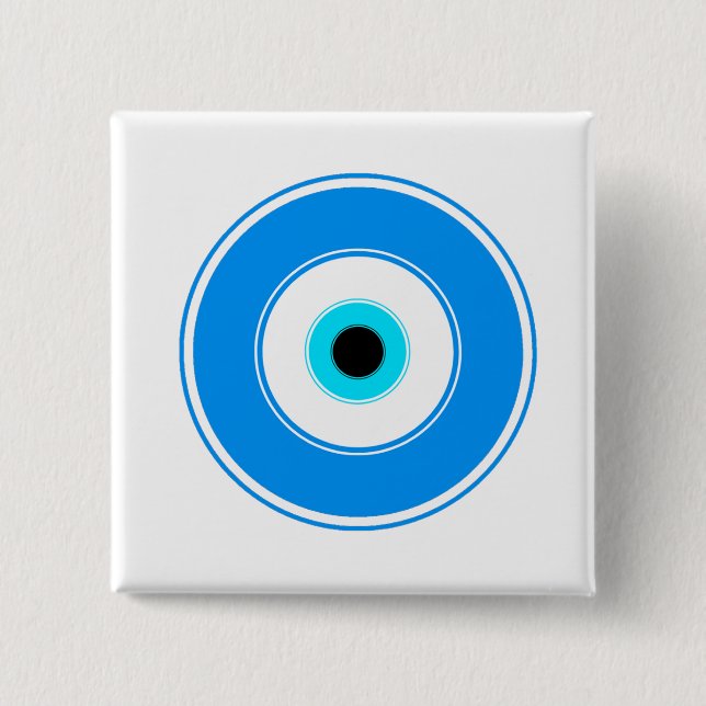 Bóton (Button) Olho Grego Knapp (Framsida)