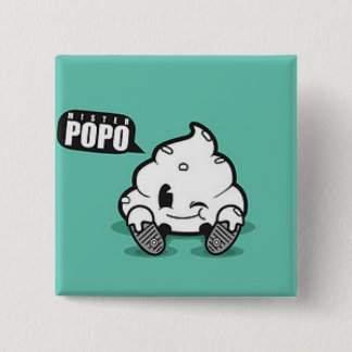 Boton Cuadrado- Mr. Popo Knapp