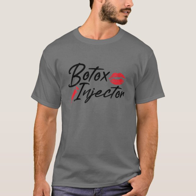 Botox Injektor Lip Filler Surgeon Läppar Surgeon S T Shirt (Framsida)