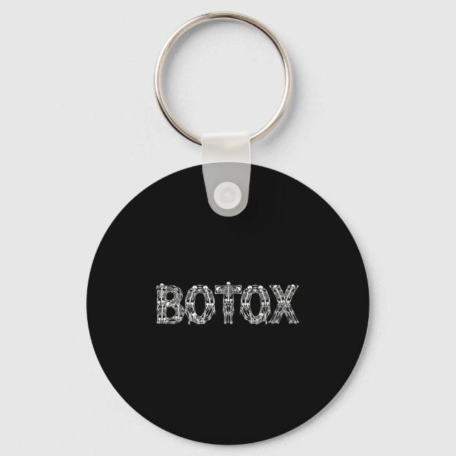 Botox Nurse Injector Dancing Skeleton Esthetician Nyckelring (Framsida)