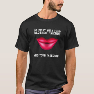 Botox plastikkirurgi och estetisk sjuksköterska in t shirt