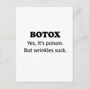 Botox Poison Vykort