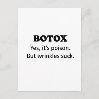 Botox Poison Vykort