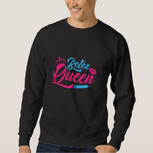 Botox Queen Injector Lip Filler Läppar Surgery Cos Lång Ärmad Tröja