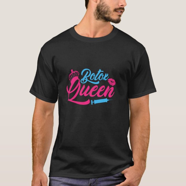 Botox Queen Injector Lip Filler Läppar Surgery Cos T Shirt (Framsida)