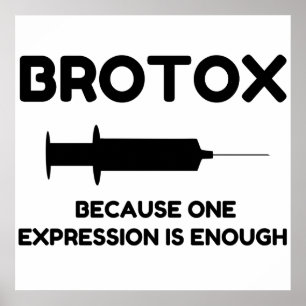 Botox uttryck poster