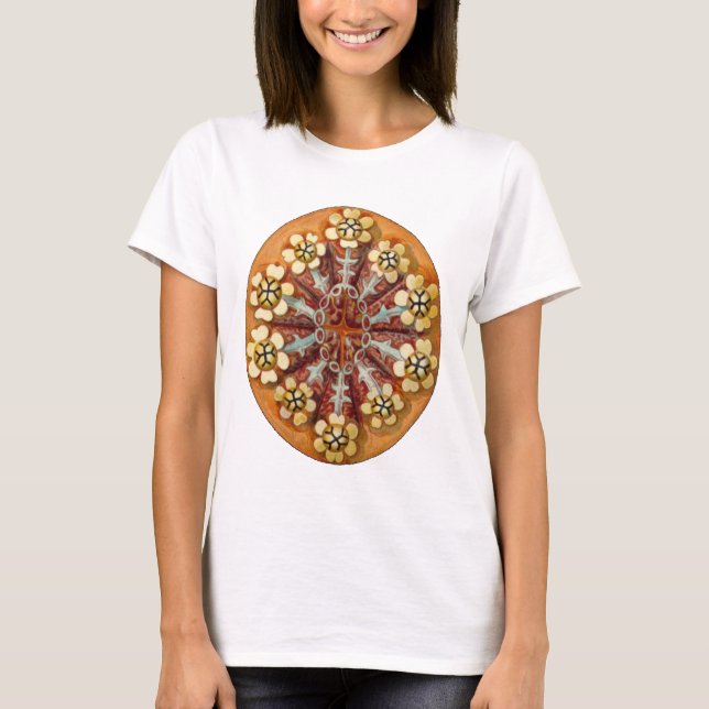 Botryllus helleborus, Ernst Haeckel Fine Art Tee Shirt (Framsida)