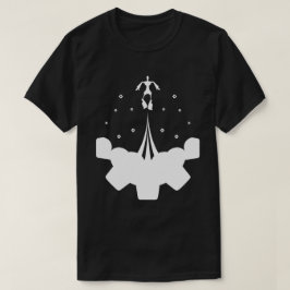 Bots ovanför molnen tee shirt