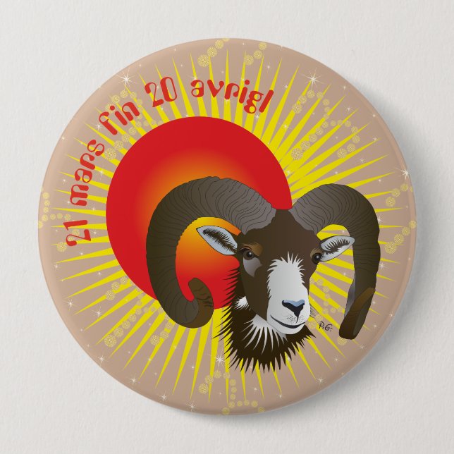 Botsch 21 mars fin 20 avrigl Buttun Knapp (Framsida)