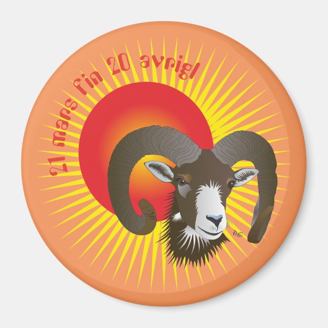 Botsch 21 mars fin 20 avrigl Magnet (Framsidan)