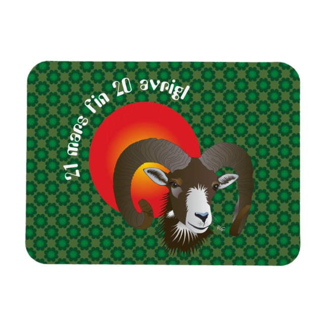 Botsch 21 mars fin 20 avrigl Premium Flexi Magnet (Horisontell)