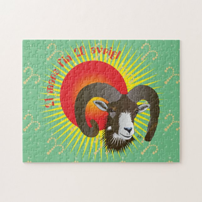 Botsch 21 mars fin 20 avrigl Puzzle Pussel (Horisontell)