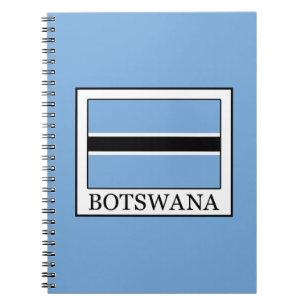 Botswana Anteckningsbok Med Spiral