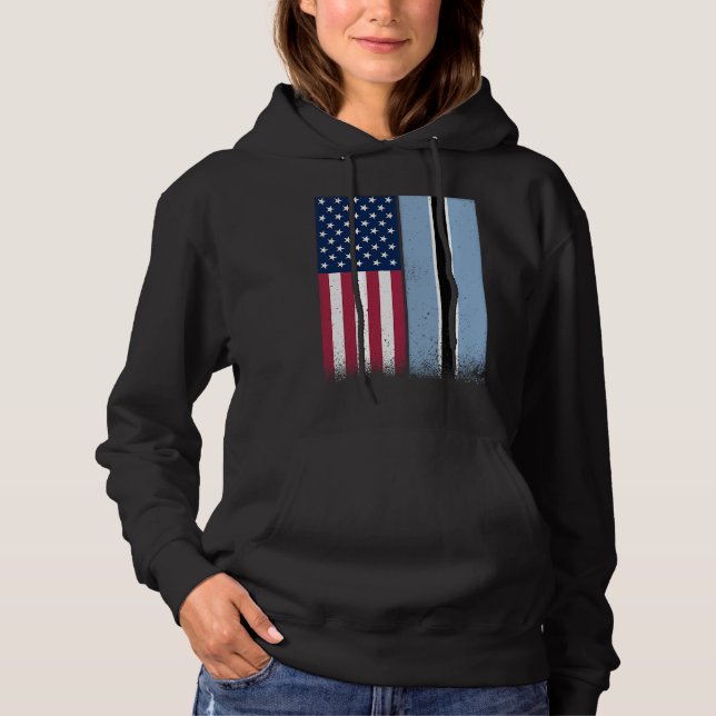 Botswana  Botswana Amerikanska flaggor Stolt USA B T Shirt (Framsida)