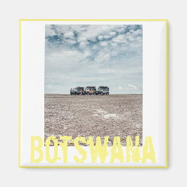 Botswana Cars Travel Desert Magnet