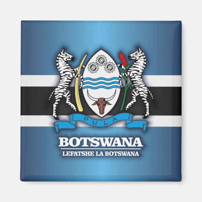 Botswana COA 2 Magnet (Framsidan)