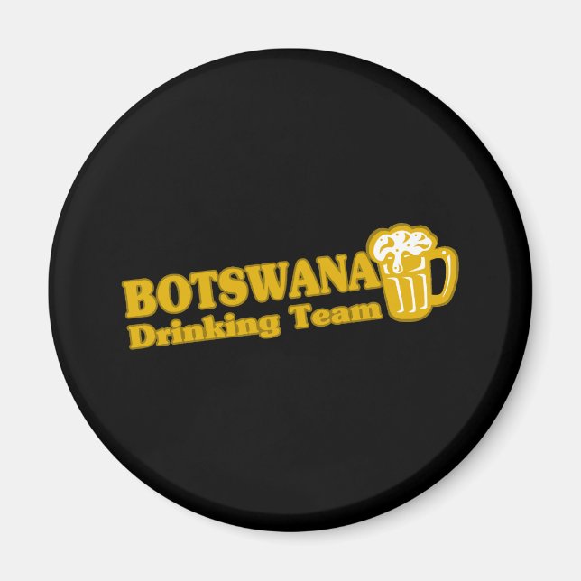 Botswana Drinking Team Magnet (Framsidan)