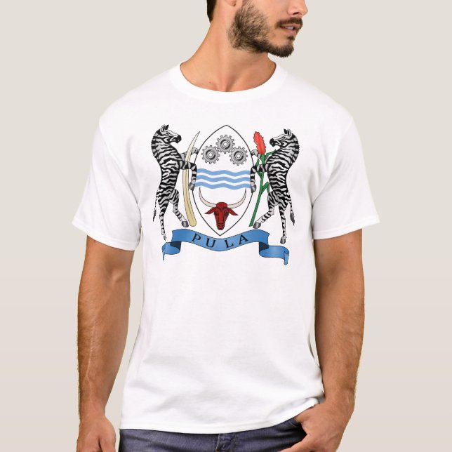 botswana emblem tee shirt (Framsida)
