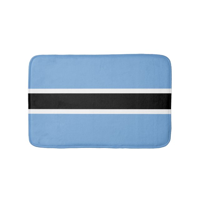 Botswana flagga badrumsmatta (Framsidan)