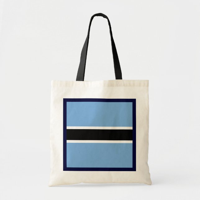 Botswana Flagga Bag Tygkasse (Framsidan)