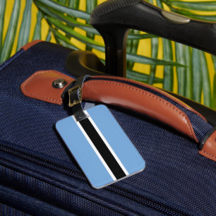 Botswana flagga bagagebricka