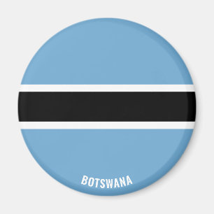 Botswana Flagga Charming Patriotic Magnet