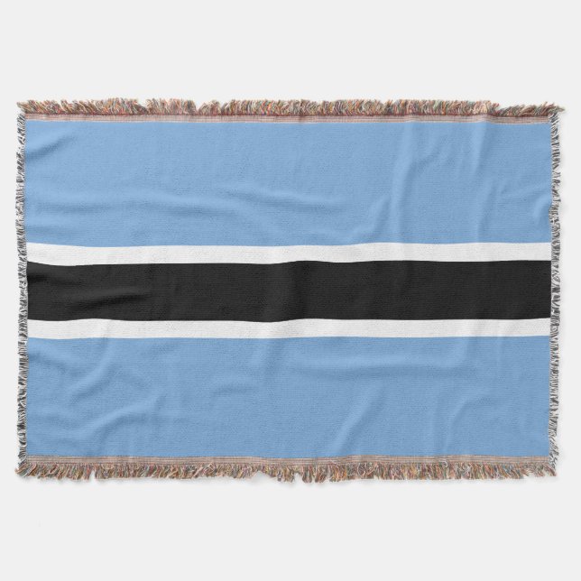 Botswana flagga filt (Framsidan)