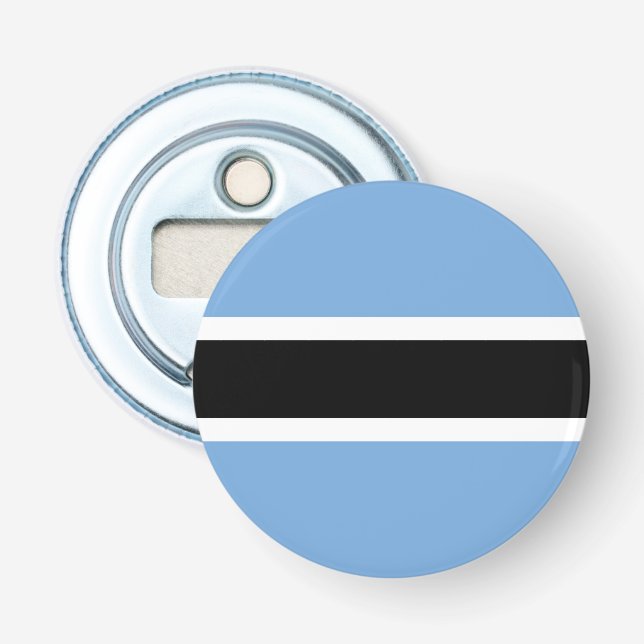 Botswana flagga flasköppnare (Framsidan)