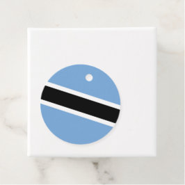 Botswana flagga gåvor etiketter