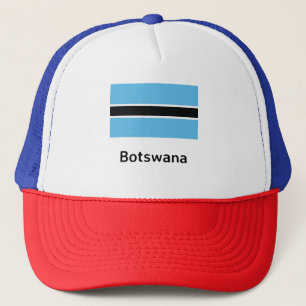 Botswana Flagga Keps