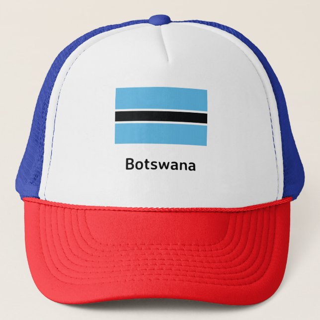Botswana Flagga Keps (Framsida)