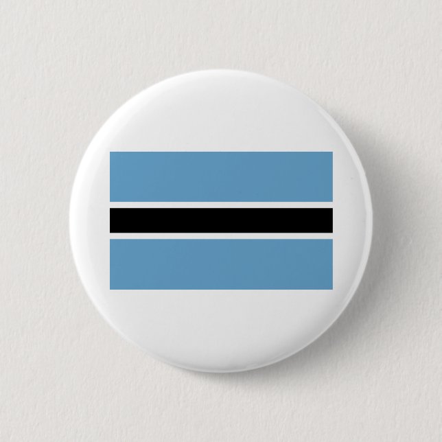 Botswana Flagga Knapp (Framsida)