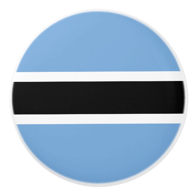 Botswana flagga knopp (Framsidan)