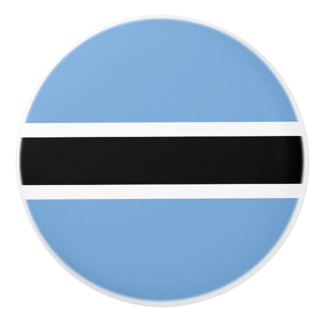Botswana flagga knopp (Framsidan)